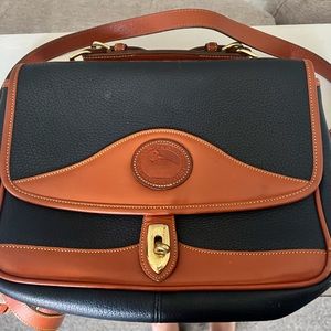 Dooney & Bourke Blue Pebbled Leather Handbag